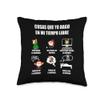 101 Things I Do In My Spare Time Things I Do in My Spare Time Plan for Christmas Throw Pillow, 16x16, Multicolor view 1