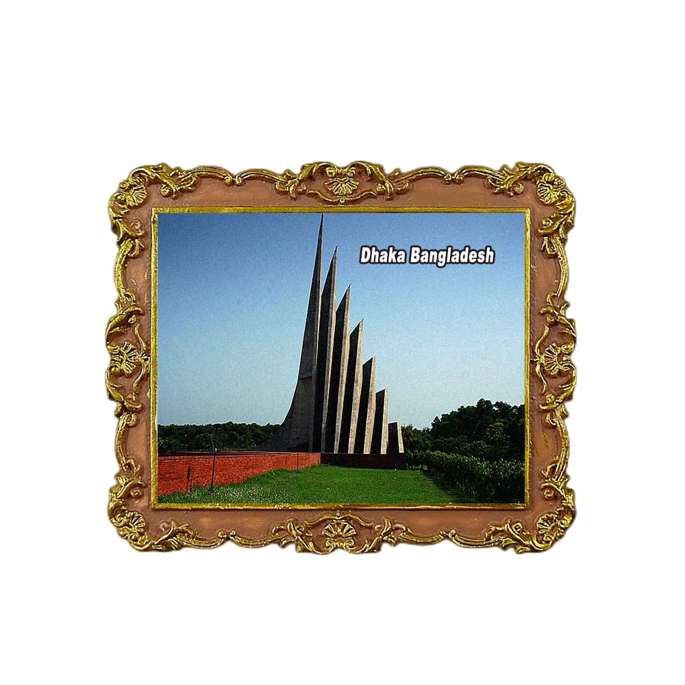 Dhaka Bangladesh Refrigerator Magnet 3D Travel Souvenir Fridge Decoration Magnetic Sticker Craft Collection