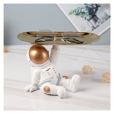 WAOCEO Glasses Stand Eyeglasses Holder Creative Astronaut Tray Storage Glasses Stand Astronaut Sunglasses Stand Decoration Eyewear Display Stand ( Color : 2 )
