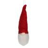6.25" Gnome with Hat Hanging Christmas Ornament Grey Natural Fibers Polyester Includes Hardware view 1