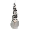 6.25" Gnome with Hat Hanging Christmas Ornament Grey Natural Fibers Polyester Includes Hardware view 3
