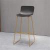 TRUKD Stools,Bar Stool Modern Barstool Bar Chair with Metal Legs, Breakfast Barstools for Kitchen Island, Counter, Office, Pub, Bistro,1Pcs,75Cm (Color : 1pcs, Size : 75Cm) view 2