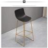 TRUKD Stools,Bar Stool Modern Barstool Bar Chair with Metal Legs, Breakfast Barstools for Kitchen Island, Counter, Office, Pub, Bistro,1Pcs,75Cm (Color : 1pcs, Size : 75Cm) view 3