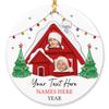 Christmas House Ornament 2026, Personalized Face Baby Photo Ornament, Gifts for Kids Girls Boys, Funny Custom Face Picture Baby Xmas Tree Decor, House Merry Christmas Ornament, Baby's Xmas Gifts view 1