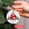 Christmas House Ornament 2026, Personalized Face Baby Photo Ornament, Gifts for Kids Girls Boys, Funny Custom Face Picture Baby Xmas Tree Decor, House Merry Christmas Ornament, Baby's Xmas Gifts view 3