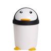 WAOCEO Trash Cans Wastebasket Cartoon Penguin Trash Can Kitchen Large with Lid Living Room Bedroom Cute Creative Rubbish Bin Kitchen Bathroom Rubbish Bin view 1