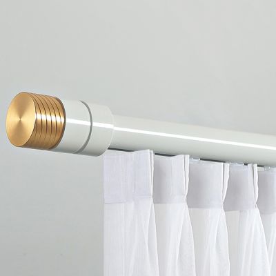TZUFA Aluminium Curtain Track Set, Room Divider Curtain Rod, Ceiling or Wall Mount Curtain Rail, for 1m-6m (Color : White-Wall, Size : 3.2(2 * 1.1+1))