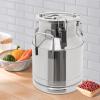 201 Stainless Steel Milk Jug, Milk Can, Sealed Bucket,Non-magnetic Stainless Steel Milk Can 10Liter Milk Bucket,3.17Gallon Milk Can Tote Jug with Sealed Lid and Carry Handle,liquid Container Storage view 3
