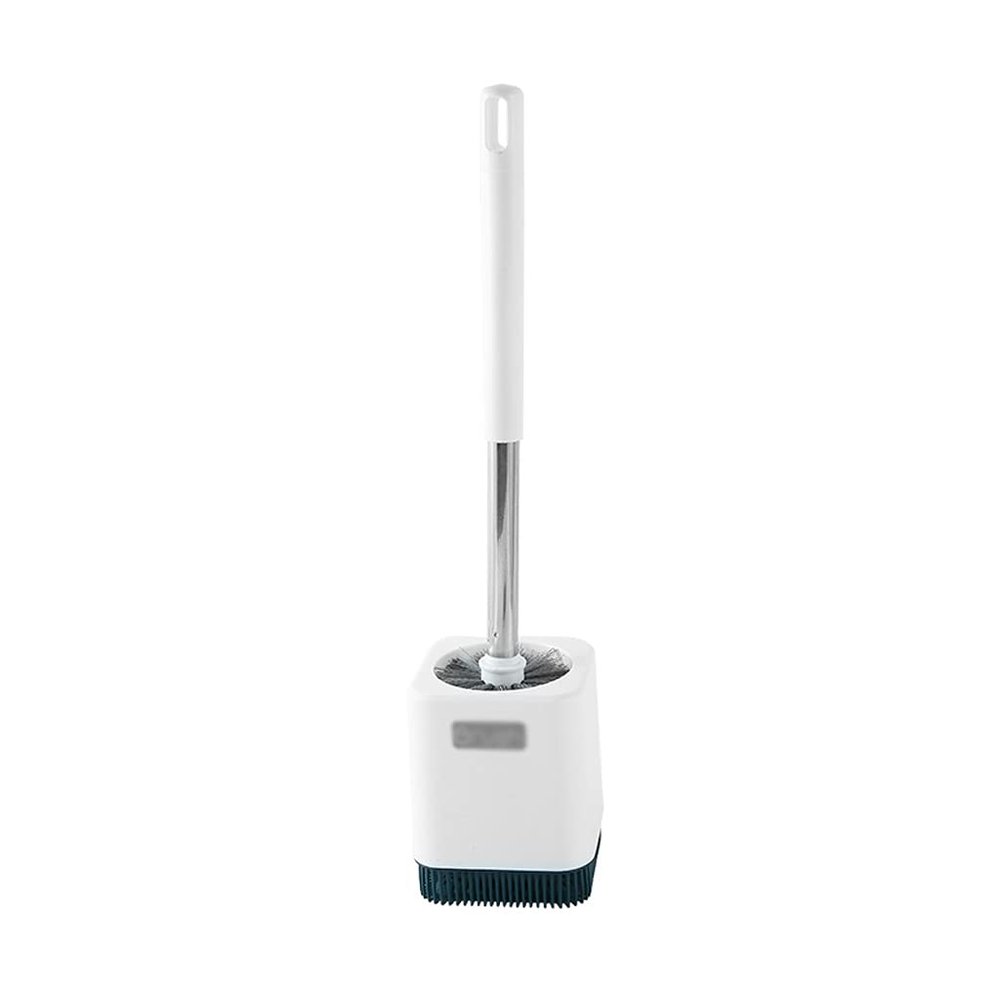 Toilet Brush Toilet Brush Holder Household Wall-mounted Soft Hair Toilet Cleaning Brush 360 No Dead End Toilet Bowl Brush Bathroom Long Handle Toilet Brushs Set Bathroom Brush and Holder ( Color : B
