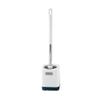 Toilet Brush Toilet Brush Holder Household Wall-mounted Soft Hair Toilet Cleaning Brush 360 No Dead End Toilet Bowl Brush Bathroom Long Handle Toilet Brushs Set Bathroom Brush and Holder ( Color : B view 1