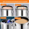 AIZYR Stainless Steel Insulated Barrel Hot and Cold Beverage Dispenser, Thermos Container with Spigot, Keep Warm Barrel for Tea/Soup Tea/Water/Coffee/Milk,21L view 4