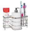 Linkidea Stainless Steel Electric Toothbrush Stand for Shower Bathroom, Wall Mounted Tooth Brush Holder, 7 Slots Multifunctional Organizer for Razor, Shaver, Comb view 1
