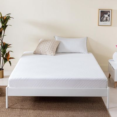 KnBoB 8" Mattress Twin Size Gel Memory Foam, Green Tea Memory Foam Mattress, Elastic Support Foam Base