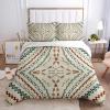 LTAETHC Duvet Cover Twin Size, Boho Retro B&B Style Bedding Set for Kids and Adults Bedroom Decor, Indian Ethnic Style Luxury Quilt Cover Set Comforter Cover with Pillow Shams (No Comforter) view 3