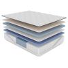 KnBoB 14.5 Inch Mattress Twin Hybrid, Medium Feel Latex Memory Foam Mattress, Certipurus Certified view 4