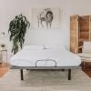 KnBoB Queen Size Memory Foam Mattress, White & Light Blue High Density Base Foam 8 Inch Mattress view 1