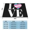 LGBT Trans 'Love' Gender Gift for Transgender Pride Blanket Gifts Funny Throw Blanket Flannel Blanket Soft Blanket Fuzzy Blanket Soft Cozy Lightweight Blanket for Sofa Bed Travel 40"x30" view 4