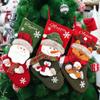 Dipopizt Personalized Dimensional Doll Christmas Stockings with Name, Custom Xmas Stockings with Santa, Snowman, Elk for Fireplace Hanging Decor, Family, Kids, Holiday 5PCS view 2