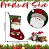 Dipopizt Personalized Dimensional Doll Christmas Stockings with Name, Custom Xmas Stockings with Santa, Snowman, Elk for Fireplace Hanging Decor, Family, Kids, Holiday 5PCS view 3