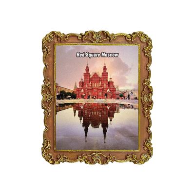 Red Square Moscow Russia Refrigerator Magnet 3D Travel Souvenir Fridge Decoration Magnetic Sticker Craft Collection
