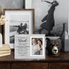 SteadStyle Dad Memorial Picture Frame Sympathy Gift for Loss of Father view 3