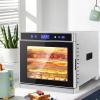 Food Dehydrator for Jerky with Stainless Steel Trays, Large Drying Space Dryer Food Dryer Machine Electric Dryer Machine for Fruit Dog Treats, Digital Temperature and Timer (6 Trays) view 1
