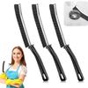 Wdianoutdoor Crevice Cleaning Brush, Heavy-Duty Bristle Brushes for Compact Space Cleaning, Slim Gap Scrubbing Tool, Perfect for Kitchen Surfaces, Window Tracks, Bathroom Tiles & Faucets (BK 3 Pcs) view 1