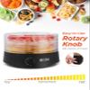 Commercial Chef Food Dehydrator, Five 9.25 BPA-Free Trays, CCD100B6, Black view 4