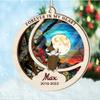 Bull Terrier (Brindle) Christmas Ornament, Dog Memorial Ornament, Custom Dog Breeds and Name, Loss of Dog Sympathy Gift, Dog 2024, for Dogs Lovers view 2