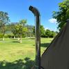 SoloWilder Wood Stove Pipe 2pcs 45 Degree Stainless Steel Chimney Tube 2.36" Stovepipe for Camping Tent Stove view 2