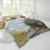 HOBBOY Alfred Sisley Aesthetic Bedding Sets 3 Pieces The Banks of The River Loing Print Duvet Cover 2 Pillowcases Warm Duvet Cover Sets Twin view 2