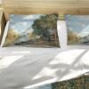 HOBBOY Alfred Sisley Aesthetic Bedding Sets 3 Pieces The Banks of The River Loing Print Duvet Cover 2 Pillowcases Warm Duvet Cover Sets Twin view 4