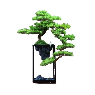 Simulation Tree Artificial Plants Bonzai Trees Indoor Large Artificial Bonsai Welcoming Pine Tree Simulation Potted Plant Decorative Fake Tree Artificial Bonsai Tree