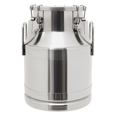 10/12/40L Stainless Steel Milk Can Drink Dispensers Bucket Wine Pail Bucket Milk Can Tote Jug with Sealed Lid Heavy Duty (10L)