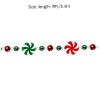 Christmas Candy Garland 8Ft/2.4m Red White Peppermint Candy Cane Christmas Decorations Plastic Bead Candy Garland Christmas Tree Ornaments for Hanging Xmas Decorations Red and Green view 4