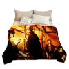 Anime Dazai Osamu Blanket Cartoon Character Printed Throw Blanket, Nakahara Chuuya Nakajima Atsushi Ultra Soft Flannel Blankets for Sofa Couch Bed Home Decor view 1