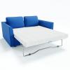 Rhyme source 4.5 Inch Cold Gel Memory Foam Mattress Replacement for Sleeper Sofa and Couch Beds - Queen Size CertiPUR-US Certified (Sofa Not Included) view 1