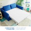 Rhyme source 4.5 Inch Cold Gel Memory Foam Mattress Replacement for Sleeper Sofa and Couch Beds - Queen Size CertiPUR-US Certified (Sofa Not Included) view 3