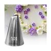 Piping Tips 1pcs Rose Petal Pastry Nozzles Bag For Cake Decorating Cupcake Cream Icing Piping Stainless Steel Piping Nozzl view 1