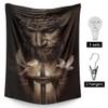Orlco Art Christian Wall Tapestry - Jesus Cross Dove of Peace Religious Home Decor, Prayer Truth Life Polyester Fabric Hanging 60x80 Inch view 2
