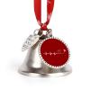 Airplane Pilot Heartbeat Christmas Bells Ornament Christmas Tree Hanging Decoration for Home Party Festival Love Bell view 1