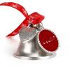 Airplane Pilot Heartbeat Christmas Bells Ornament Christmas Tree Hanging Decoration for Home Party Festival Love Bell view 4