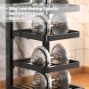 Dxcaicc Pot Organizer Rack for Under Cabinet,Height and Position are Adjustable,lid Organizer for Kitchen Cabinet Organizers and Storage,5 Layer view 3