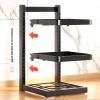 Dxcaicc Pot Organizer Rack for Under Cabinet,Height and Position are Adjustable,lid Organizer for Kitchen Cabinet Organizers and Storage,5 Layer view 4