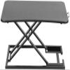 GAJUST Adjustable Desk,X-Shape Height Adjustable Standing Desk Table with Gas Spring Handle for Home Office Black view 1