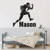 Personalized Football Room Decor - Custom American Football Wall Stickers Name and Number - Decals for Boys' Bedroom with Personalized Name view 2