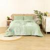 DecorAvenue Ultra-Luxe Solid Velvet Duvet Cover, Boho Bedding UO Comforter Bedding Donna Cover,3 Pc Duvet Set, Velvet Bedding Set (Sage Green,California King 98" x 104") view 1