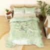 DecorAvenue Ultra-Luxe Solid Velvet Duvet Cover, Boho Bedding UO Comforter Bedding Donna Cover,3 Pc Duvet Set, Velvet Bedding Set (Sage Green,California King 98" x 104") view 4