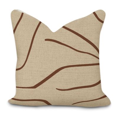 Boho Geometric Brown and Light Brown Cushion Cover Cases with Zipper 20x20in Farmhouse Cotton Linen Square Throw Pillow Cases for Living Room Bed Couch Sofa Chair Home Dcor Housewarming Gifts