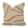 Boho Geometric Brown and Light Brown Cushion Cover Cases with Zipper 20x20in Farmhouse Cotton Linen Square Throw Pillow Cases for Living Room Bed Couch Sofa Chair Home Dcor Housewarming Gifts view 1